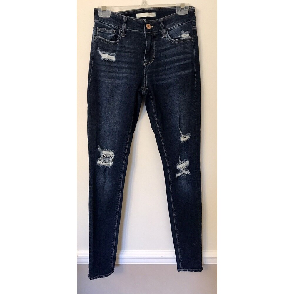 Daytrip Lynx High Rise Skinny Blue Jeans Denim Womens Size 26 R